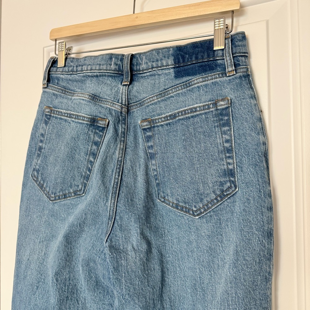Abercrombie & Fitch The 90s Straight Ultra High Rise Criss Cross Size 29 regular - Picture 13 of 14